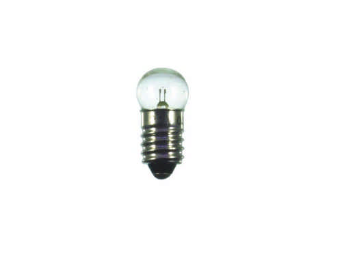 S+H Kugelformlampe 11,5x24 mm Sockel E10 6 Volt 50mA