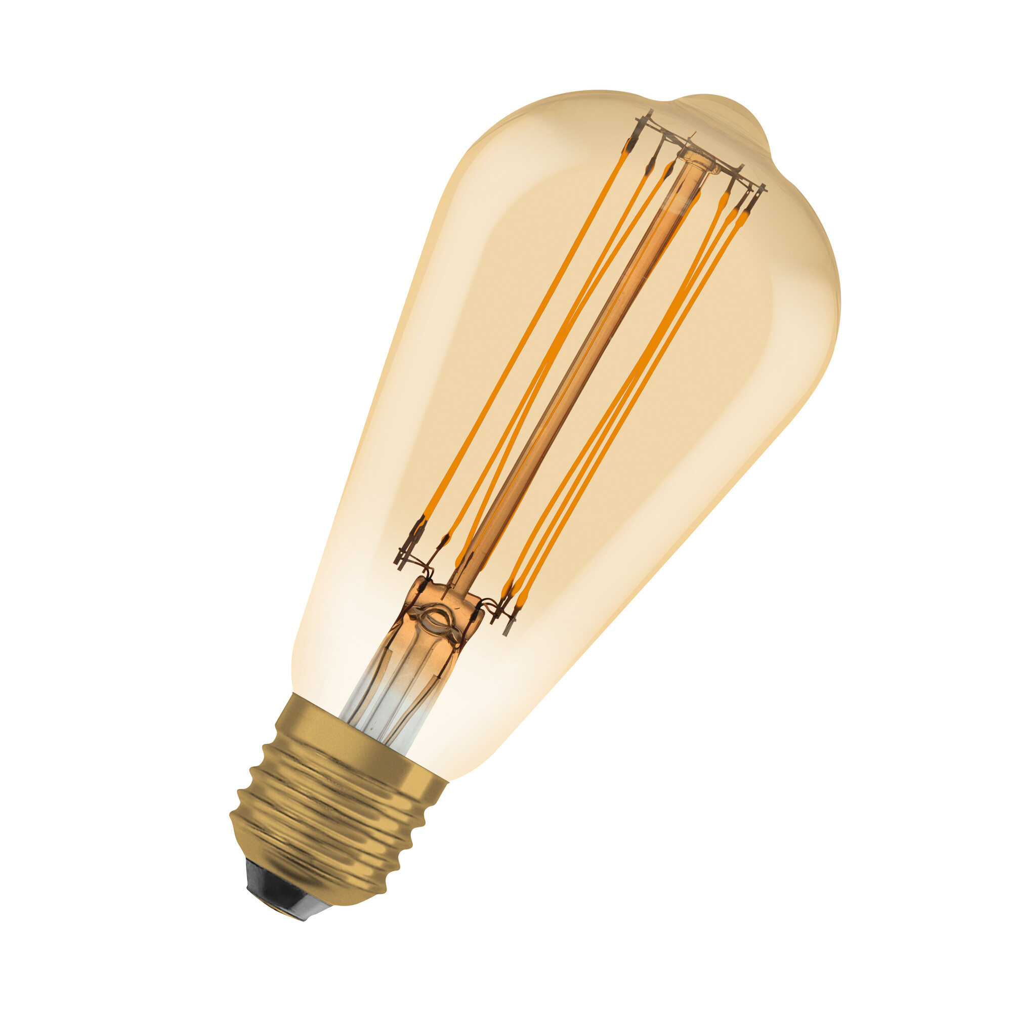 Osram LED Edison-Form 5,8 Watt E27 822 warmweiß Filament klar/gold