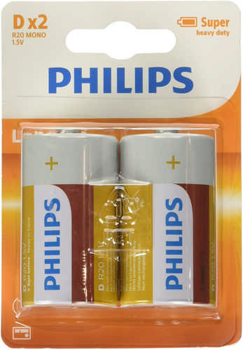 Philips LONGLIFE 2er-Bli R20 Mono (D) 
