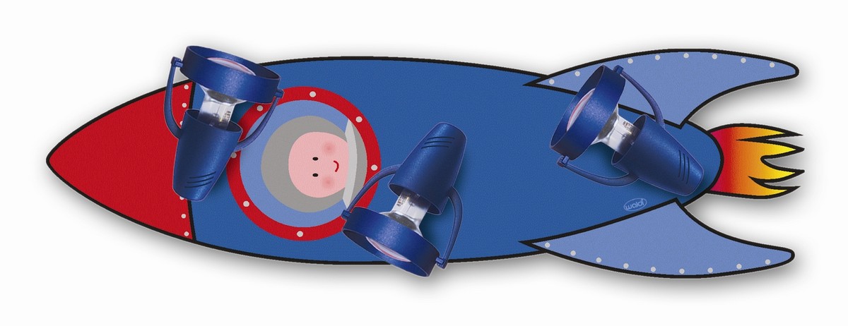 Deckenleuchte Rakete 3-flammig R50 E14 bis 40 Watt